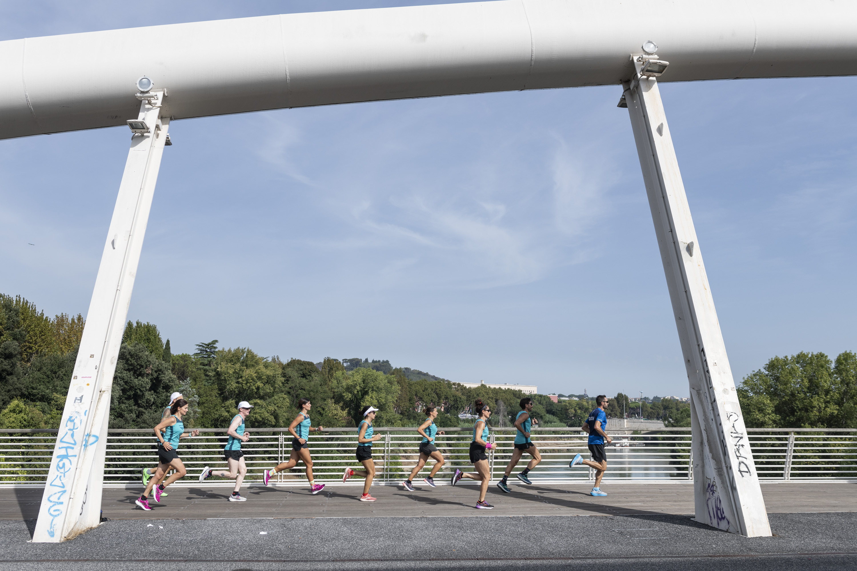 Allenamento sul ponte